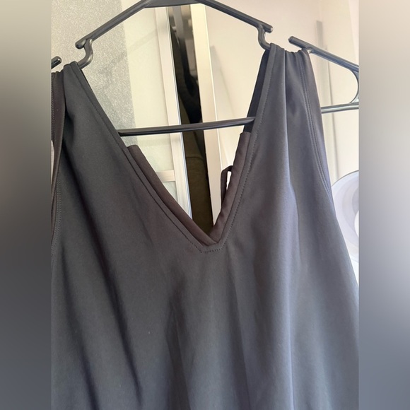 Lole Black V-Neck Mini Dress Size L - Picture 5 of 7